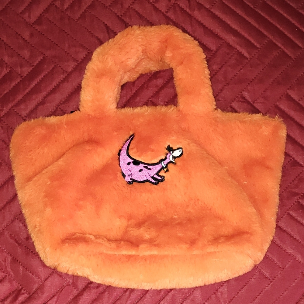 Lazy Oaf x The Flintstones Furry Dino Bag